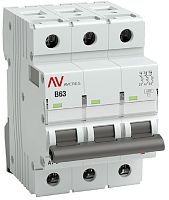 Выключатель автоматический EKF Averes AV-6 3п 63А B 6кА картинка
